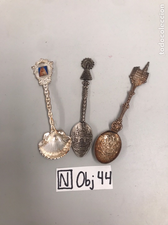 Antig&uuml;edades: Lote de cucharas de bautismo - Foto 1