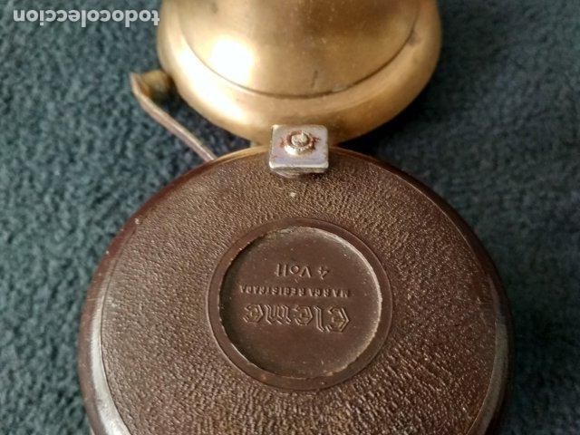 Antig&uuml;edades: ANTIGUO TIMBRE CON CAMPANA MARCA ELEME 4volt - Foto 3