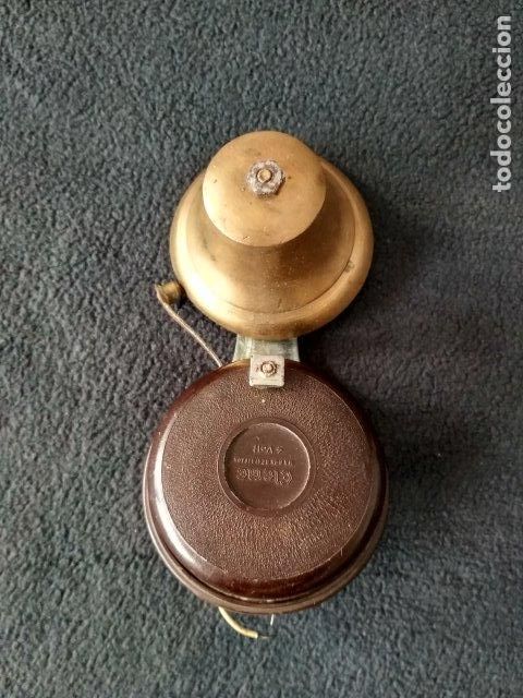Antig&uuml;edades: ANTIGUO TIMBRE CON CAMPANA MARCA ELEME 4volt - Foto 1