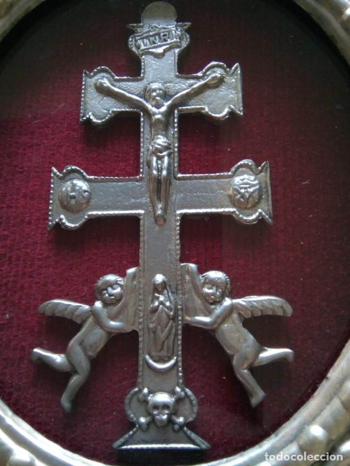 Antig&uuml;edades: * CRUZ DE CARAVACA.12 CM. (Rf;V/h) - Foto 2