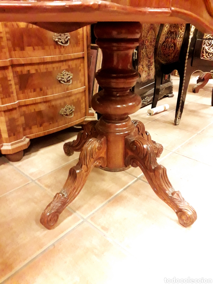 Antig&uuml;edades: MESA ESTILO ISABELINO - Foto 3