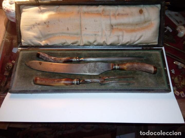 Antiquit&eacute;s: Antiguo juego trinchero de 3 piezas