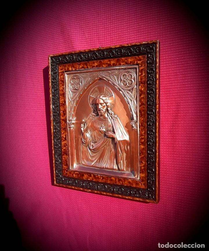 Antig&uuml;edades: Cuadro antig&uuml;o eclesi&aacute;stico - Foto 3