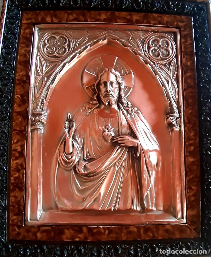 Antig&uuml;edades: Cuadro antig&uuml;o eclesi&aacute;stico - Foto 4