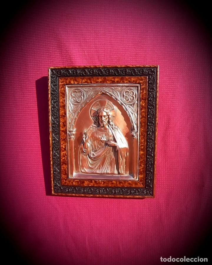 Antig&uuml;edades: Cuadro antig&uuml;o eclesi&aacute;stico - Foto 5