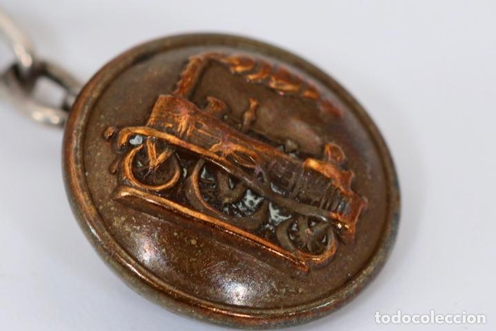 Antig&uuml;edades: PAREJA DE GEMELOS DE FERROVIARIO - Foto 4
