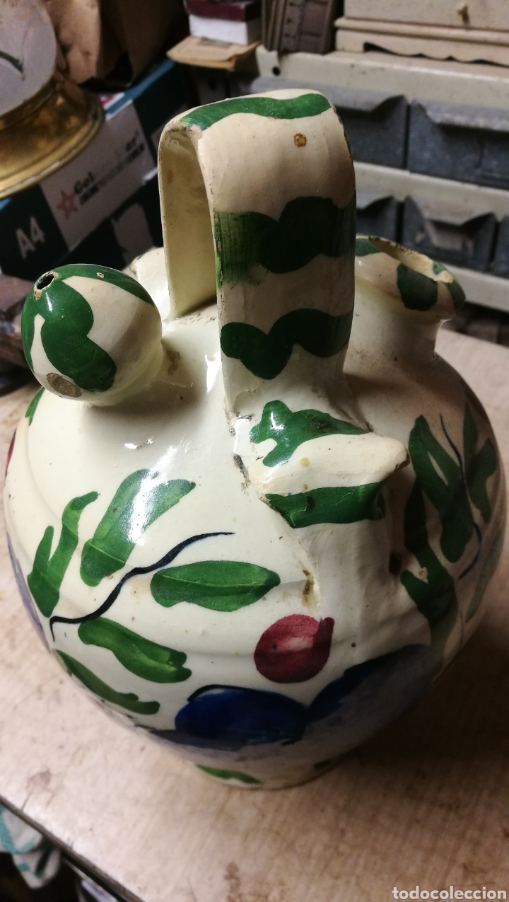 Antig&uuml;edades: BONITO BUCARO CER&Aacute;MICA ESMALTADA - Foto 2