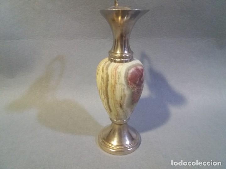 Antig&uuml;edades: MINI JARR&Oacute;N DE METAL Y M&Aacute;RMOL - Foto 2