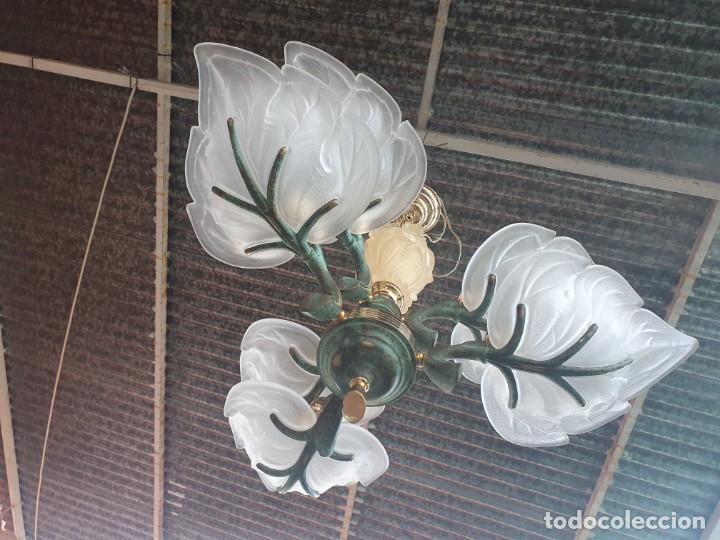 Antig&uuml;edades: Preciosa  l&aacute;mpara - Foto 2