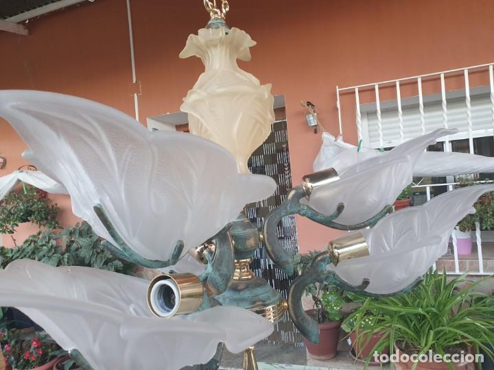 Antig&uuml;edades: Preciosa  l&aacute;mpara - Foto 4