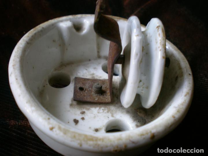 Antig&uuml;edades: ANTIGUA POLEA Y CONTRAPESOS DE LOZA - Foto 3