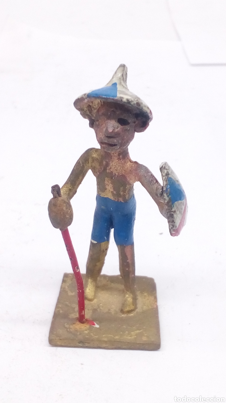 Antig&uuml;edades: Figura Africana de metal bronce - Foto 1