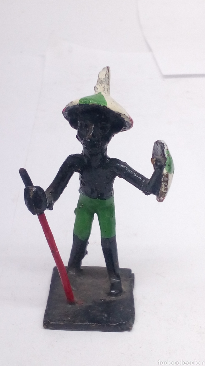 Antig&uuml;edades: Figura Africana de metal bronce - Foto 1