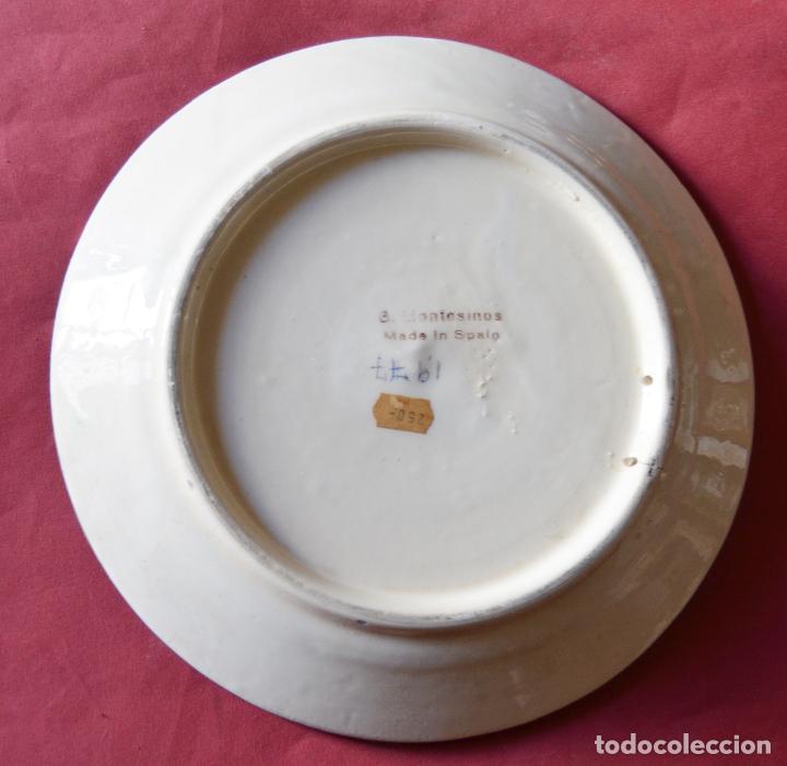 Antig&uuml;edades: PLATO - MONTESINOS - 27 CM - Foto 3