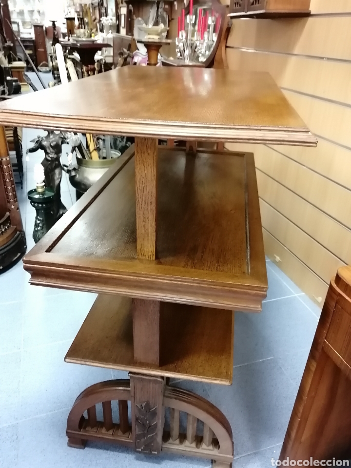 Antig&uuml;edades: Mesa plegable francesa Mercier Freres - Foto 3