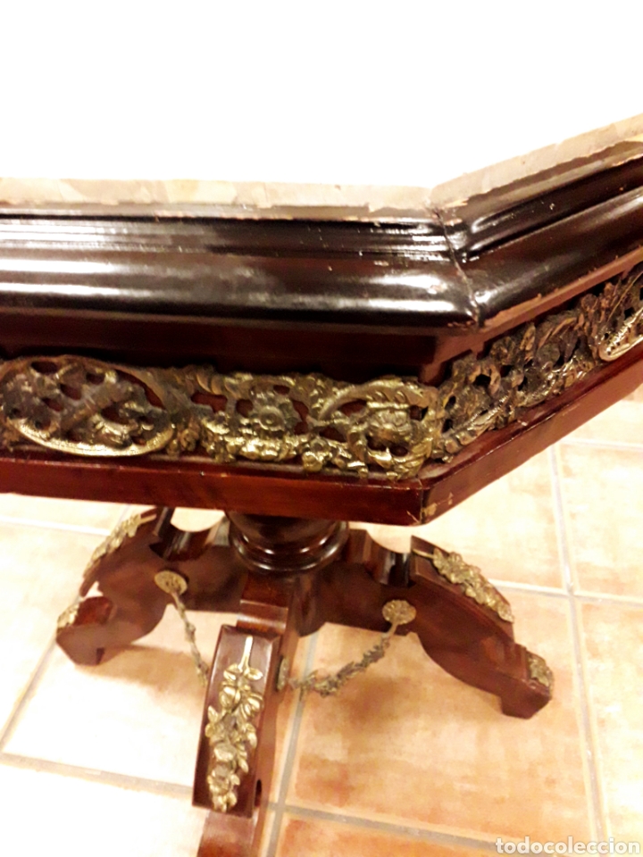Antig&uuml;edades: MESA ESTILO IMPERIO - Foto 4