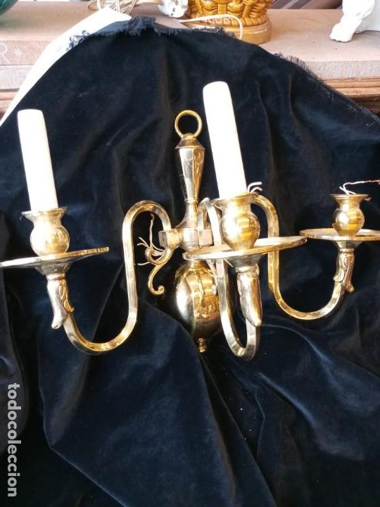 Antig&uuml;edades: Aplique estilo holandes de bronce - Foto 1