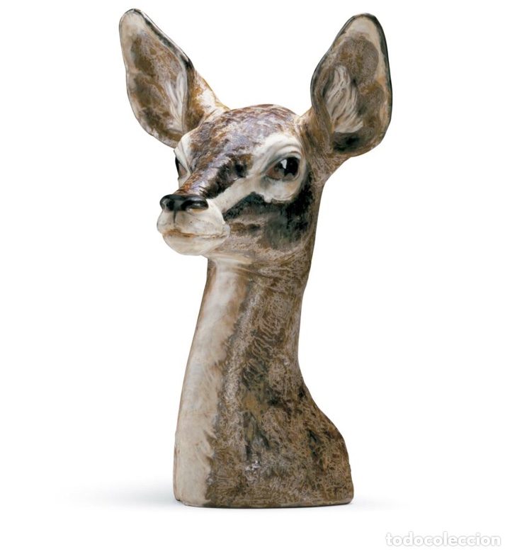 Antig&uuml;edades: REF: 01012040 &ldquo;BUSTO DE GACELA&rdquo; LLADR&Oacute; - Foto 1