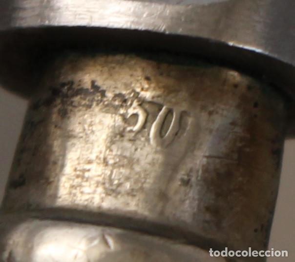 Antig&uuml;edades: juego de 6 cuchillos dalia con mango de plata - Foto 6