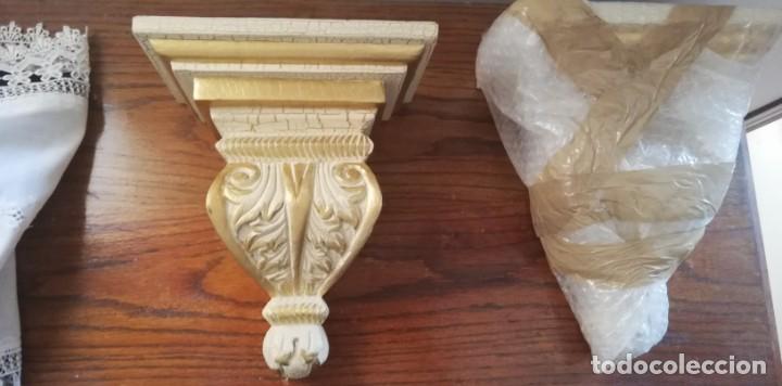 Antig&uuml;edades: 2 PEDESTAL DE MADERA - Foto 1