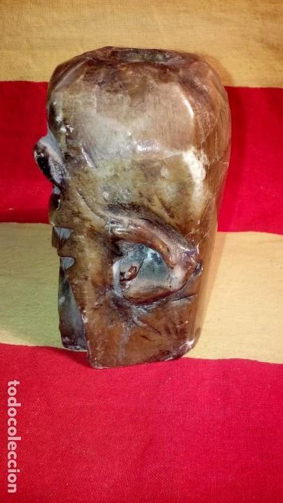 Antig&uuml;edades: BUDA - PORTAVELAS - ALABASTRO . - Foto 2
