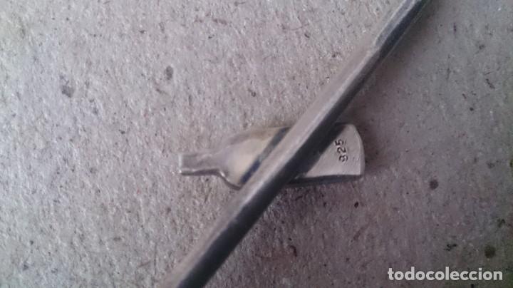 Antig&uuml;edades: Sujeta corbatas en plata de 925 - Foto 3