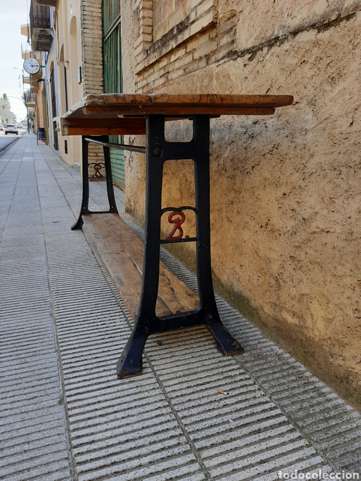 Antig&uuml;edades: Mesa - mostrador antiguo industrial - Foto 5