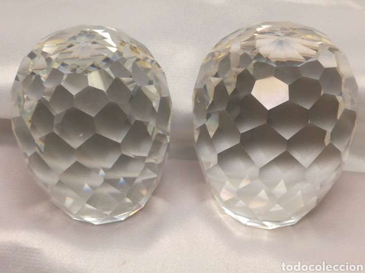 Antig&uuml;edades: Pareja b&uacute;hos cristal swarovsky - Foto 2