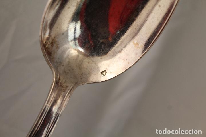 Antig&uuml;edades: cuchara con plata de ley punzonada - Foto 3