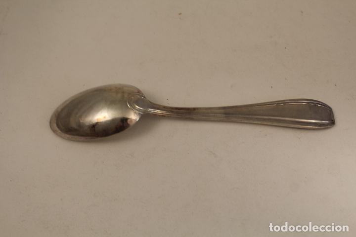 Antig&uuml;edades: cuchara con plata de ley punzonada - Foto 4
