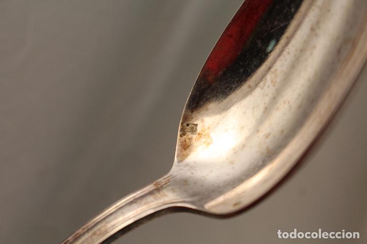 Antig&uuml;edades: cuchara con plata de ley punzonada - Foto 5