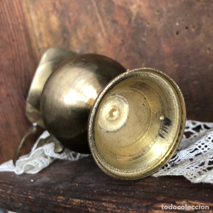 Antig&uuml;edades: ANTIGUO JARR&Oacute;N - FLORERO DE BRONCE. - Foto 3