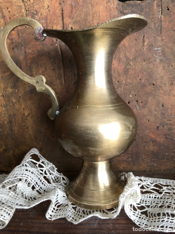Antig&uuml;edades: ANTIGUO JARR&Oacute;N - FLORERO DE BRONCE. - Foto 7
