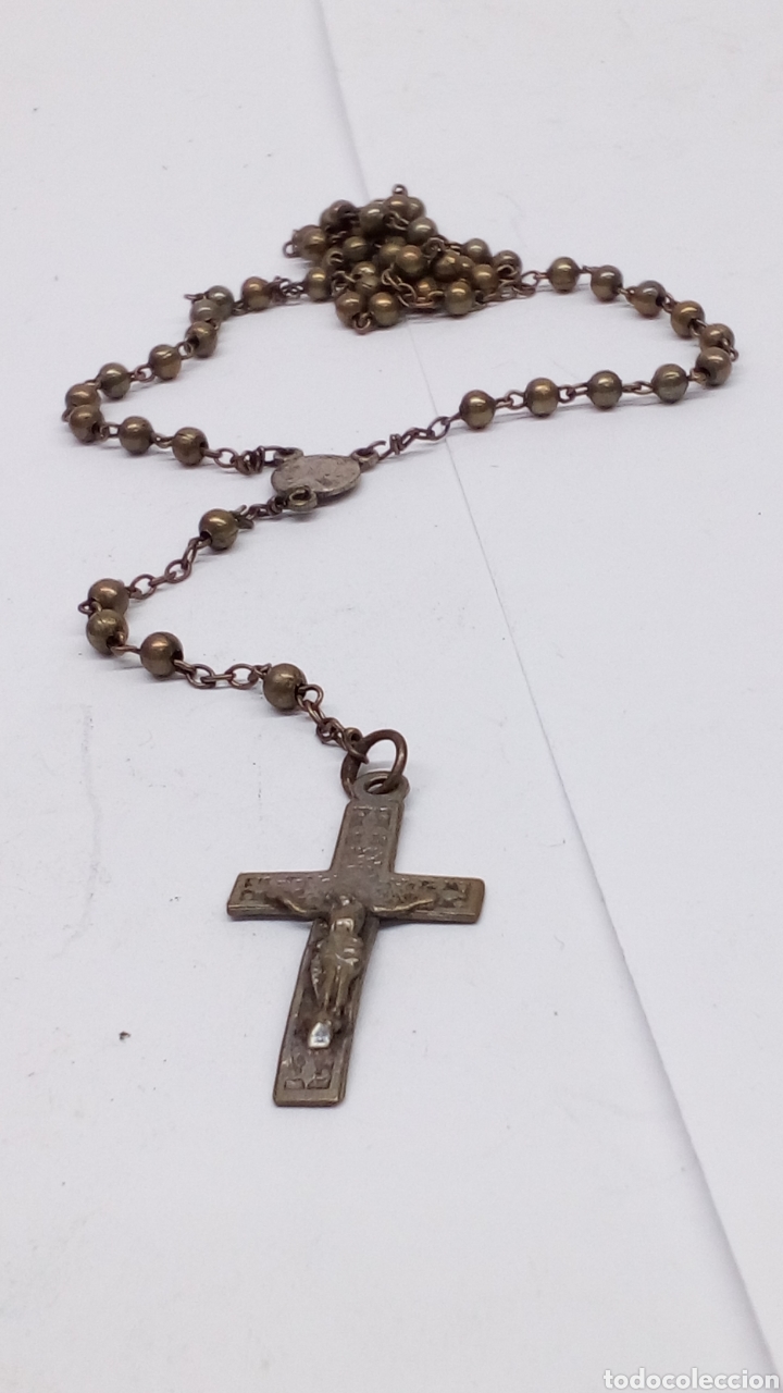 Antig&uuml;edades: Rosario de metal - Foto 1