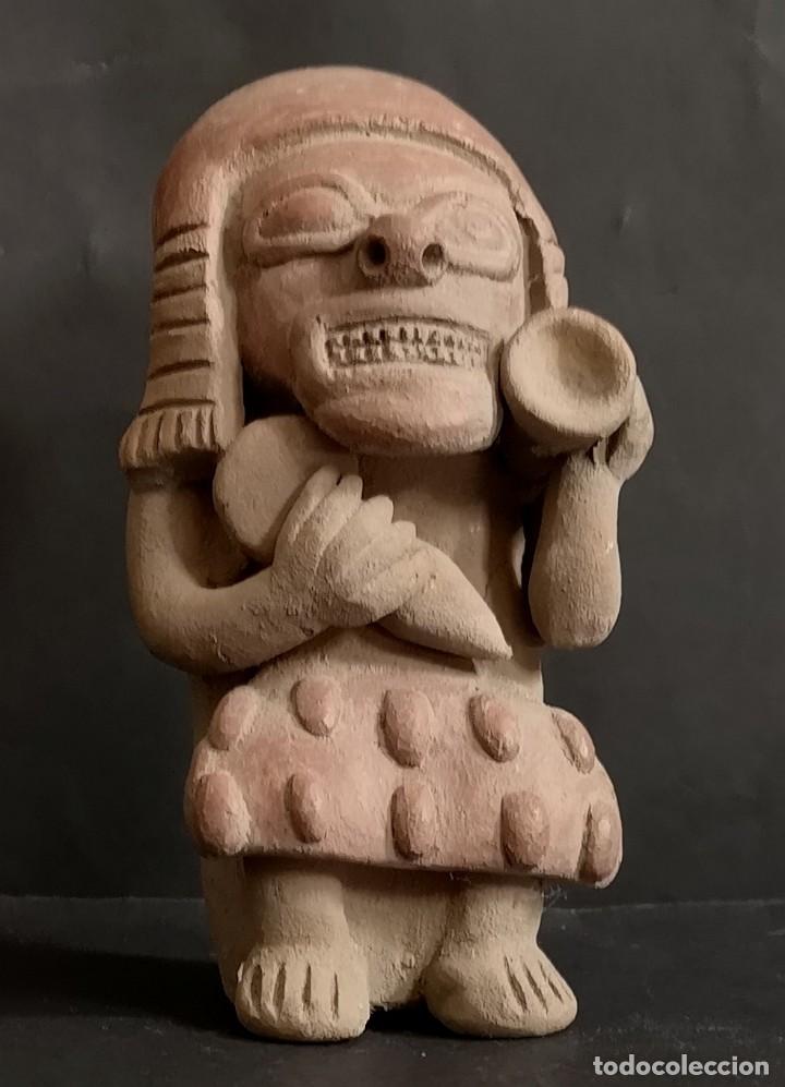 Antig&uuml;edades: Estatuilla de Cer&aacute;mica Roja - Foto 2