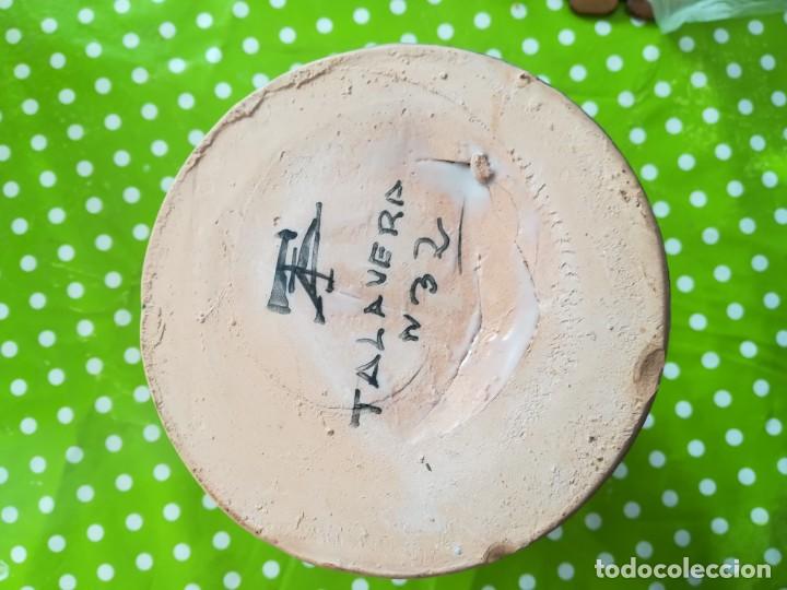 Antig&uuml;edades: Jarra cer&aacute;mica de Talabera - Foto 4