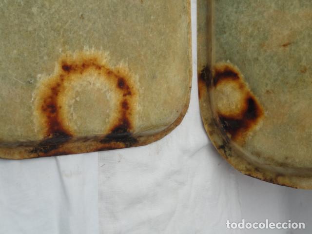 Antig&uuml;edades: PAREJA BANDEJAS SERVICIO DE PL&Aacute;STICO. - Foto 3