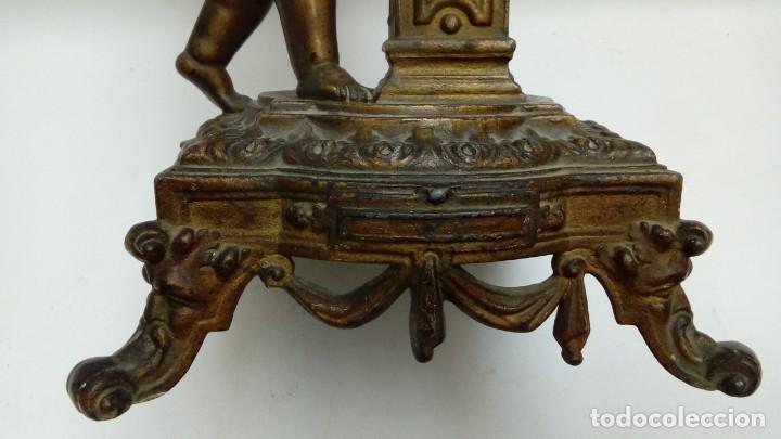 Antig&uuml;edades: lampara de mesa- - Foto 4