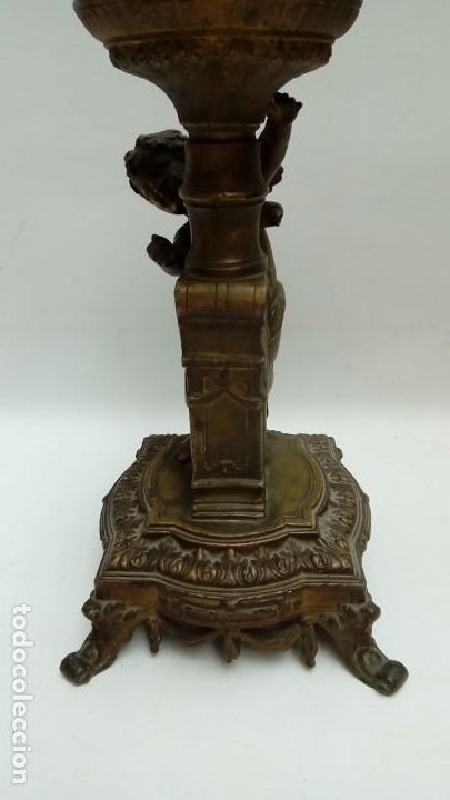 Antig&uuml;edades: lampara de mesa- - Foto 5