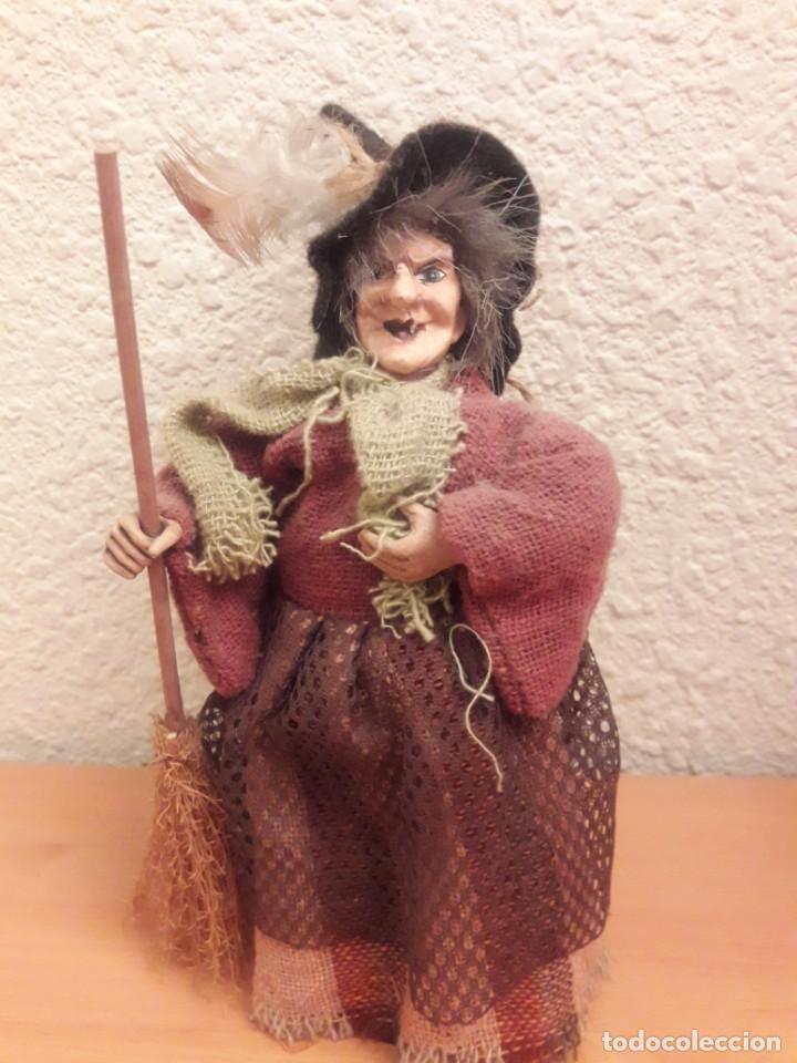 Antig&uuml;edades: BRUJA MEDIDA APROXIMADA 20CM DE ALTO - Foto 1