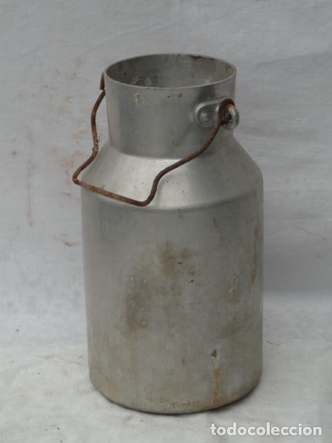 Antig&uuml;edades: LECHERA DE ALUMINIO. - Foto 1