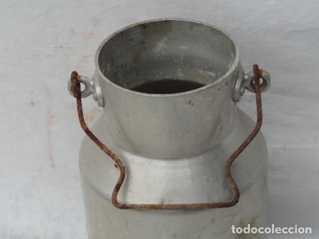 Antig&uuml;edades: LECHERA DE ALUMINIO. - Foto 4
