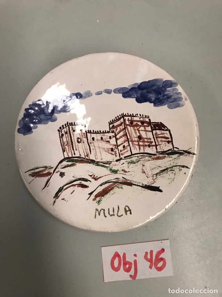 Antig&uuml;edades: Plato decorativo mula - Foto 1