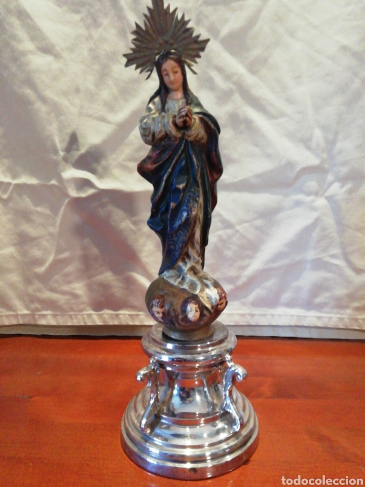 Antig&uuml;edades: Inmaculada de terracota triana - Foto 1