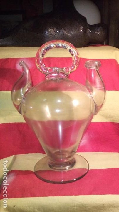 Antig&uuml;edades: BOTIJO CRISTAL - ISABELINO. - Foto 1