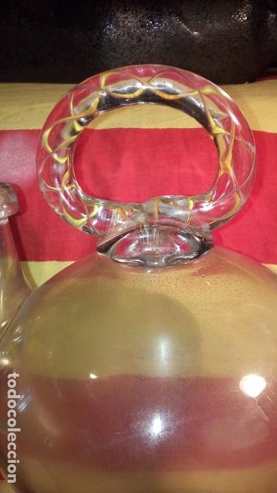 Antig&uuml;edades: BOTIJO CRISTAL - ISABELINO. - Foto 3