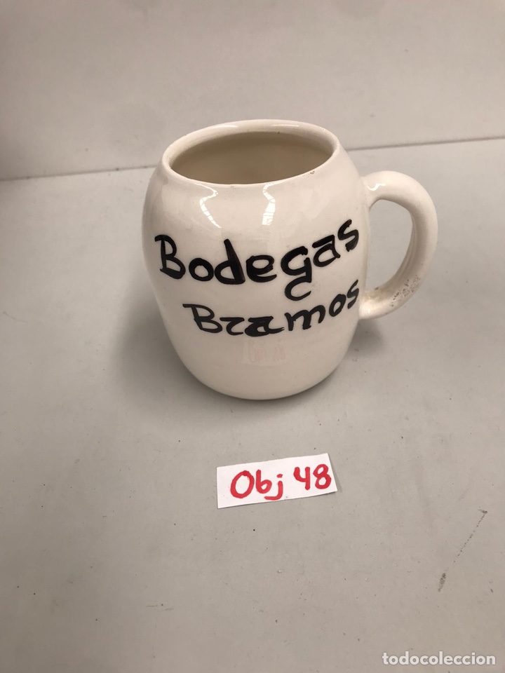 Antig&uuml;edades: Vaso de porcelana bodega - Foto 1