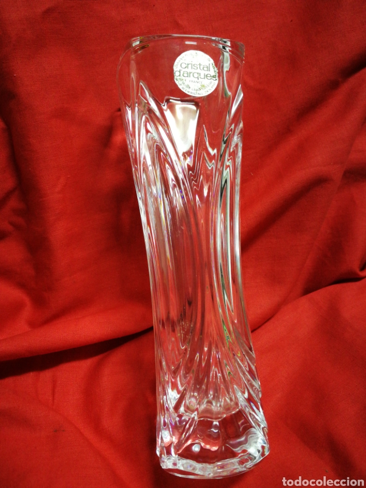 Oggetti Antichi: FLORERO CRISTAL D'ARQUES (FRANCE), 17CM.