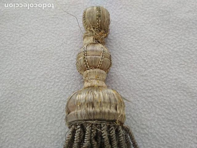 Antig&uuml;edades: ANTIGUO BORLON EN HILO DE ORO - Foto 2