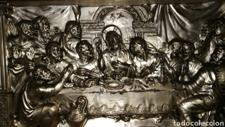 Antig&uuml;edades: SANTA CENA EN ALPACAR PLATEADA - Foto 3